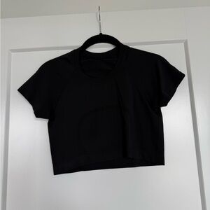 lululemon athletica Black Swiftly Tech Crop
